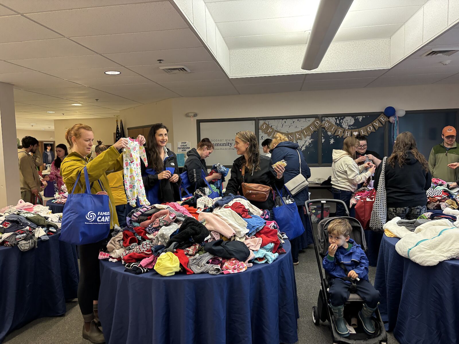 families can banner for April - child abuse prevention month